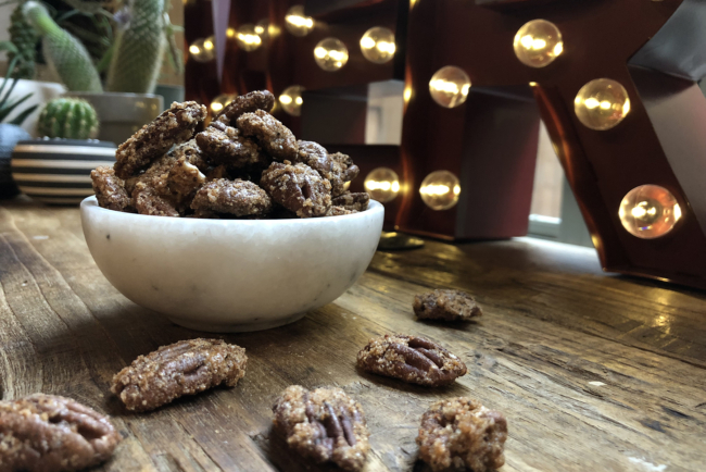 spicy party pecans