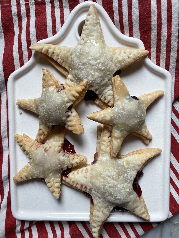 Star Spangled Rice Krispie Treats On a Stick